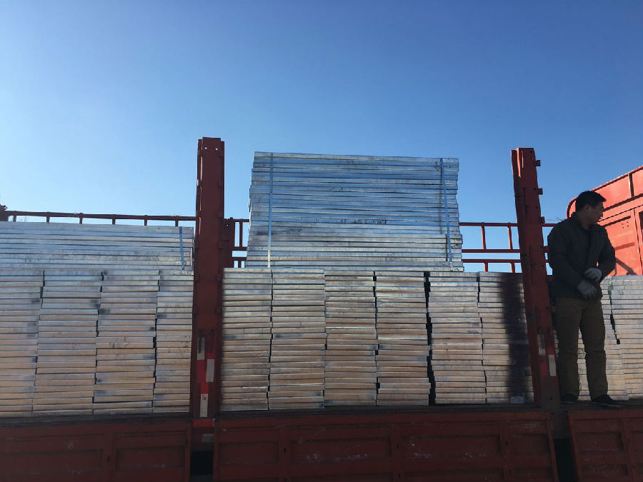 棧道熱鍍鋅鋼格柵平臺