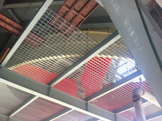 吊頂鋼格板案例